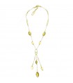 Collana Chimento Donna - Marquise in Oro Giallo e Quarzo Citrino 45 cm