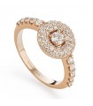 Buonocore Woman's Ring - Forever 2.0 in Rose Gold with Natural Diamonds - 0