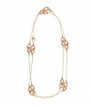 Chimento Woman's Necklace - Capricci in Yellow Gold and 18K Rose Gold 90 cm - 0