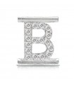 Charm Letter B Component for Eleonora Giordani Bracelet - in Silver 925 - 0