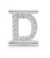 Charm Letter D Component for Eleonora Giordani Bracelet - in Silver 925 - 0