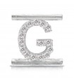 Charm Lettera G Componente per Bracciale Eleonora Giordani - in Argento 925%