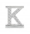 Charm Letter K Component for Eleonora Giordani Bracelet - in Silver 925 - 0