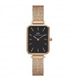 Daniel Wellington Woman's Watch - Pressed Melrose Square 20x26mm Black - 0