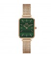 Daniel Wellington Woman's Watch - Quadro Pressed Melrose 20x26mm Green - 0
