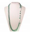 Rajola Woman's Necklace - Odessa with Green Agate and Amazonite - 0