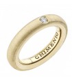 Anello Chimento Donna - Forever Stack Me 01 in Oro Giallo 18 carati Satinato con Diamanti Naturali