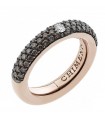 Chimento Woman's Ring - Forever Stack Me Demi Pavè in 18K Rose Gold with Natural Diamonds - 0
