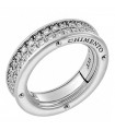 Anello Chimento Donna - Forever Aeternitas in Oro Bianco 18 carati con Diamanti Naturali