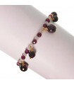 Rajola Woman's Bracelet - Oxford with Garnet and Rose Quartz - 0