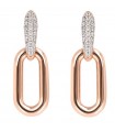 Bronzallure Woman's Earrings - Altissima Oval Pendants with Zircons Pav - 0