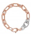 Bracciale Bronzallure Donna - Altissima con Catena Rolò Ovale e Zirconi