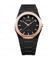 D1 Milano Man's Watch - Polycarbon Gloaming 40.5mm Black and Rose Gold - 0
