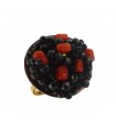 Rajola Tresor Ring with Red Coral for Women - 0