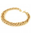 Unoaerre Woman's Necklace - Maxi Twist in Polished Golden Bronze 45cm - 0