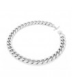 Unoaerre Woman's Necklace - in Silver Bronze with Groumette Chain 45cm - 0