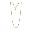 Unoaerre Necklace Woman - in Golden Bronze with Souris Tubular Chain 92cm - 0