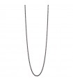 Unoaerre Woman's Necklace - in Black Bronze with Rope Chain 92cm - 0
