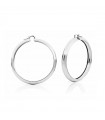 Unoaerre Woman's Earrings - Medium Circle in White Bronze - 0