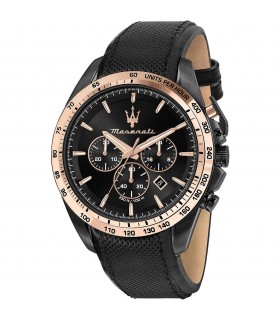 Maserati Men's Watch - Traguardo Chronograph 45mm Black Gold - 0