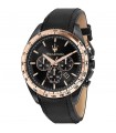 Maserati Men's Watch - Traguardo Chronograph 45mm Black Rose Gold - 0