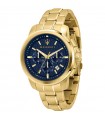 Maserati Men's Watch - Successo Chronograph 44mm Blue Golden - 0