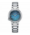 Orologio Citizen Donna - Lady Eco-Drive 30mm Madreperla Blu con Diamante Naturale