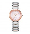 Citizen Woman's Watch - Lady Eco-Drive 28mm Rose Gold Mother of Pearl with Natural Diamond - 0