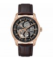 Bulova Men's Watch - Sutton Scheleton Mechanical Automatic 43mm Black Rose Gold - 0