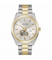 Bulova Men's Watch - Automatic Mechanical Surveyor 42mm Silver Gold - 0