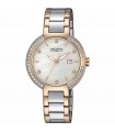 Vagary Woman's Watch - Flair Time and Date 32mm Rose Gold Mother of Pearl with Crystals - 0
