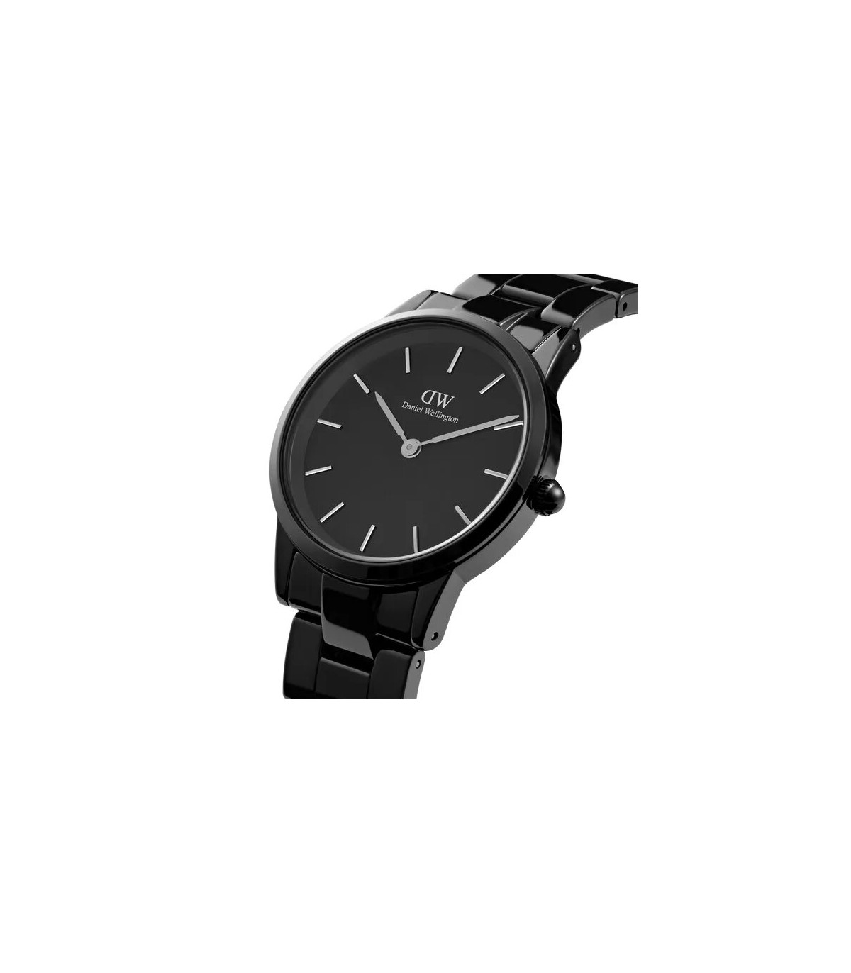 Daniel Wellington Woman's Watch - Iconic Link Ceramic 28mm Black - 0