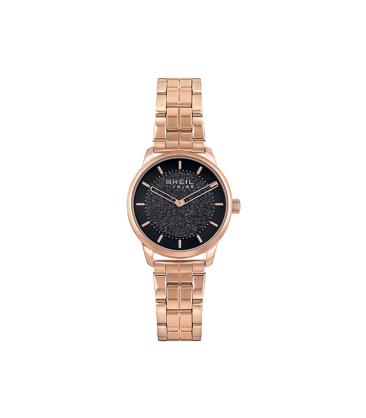 Breil Woman s Watch Lucille Only Time 32mm Rose Gold Black