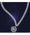 Chiara Ferragni Woman's Necklace - Silver Groumette Chain with Eye Logo Pendant - 0