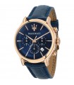 Maserati Men's Watch - Epoca Chronograph 42mm Rose Gold Blue - 0