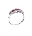 DAVITE & DELUCCHI RING WITH RUBY AND DIAMONDS - 0
