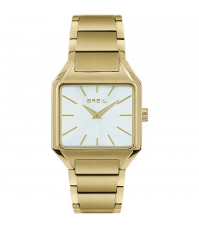 Breil Watch The B Only Time Rectangular 27 mm Gold TW1972