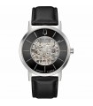 Bulova Men's Watch - Clipper Automatic Mechanical 42mm Black Skeleton - 0