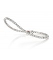 Tennis Woman's Crieri Bracelet - Victoria in 18K White Gold with White Diamonds - 0