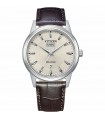 Citizen Men's Watch - Classic Eco-Drive Time and Date 40mm Ivory - 0