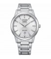 Citizen Men's Watch - Classic Eco-Drive Time and Date 40mm Silver - 0