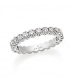 Crieri Veretta Ring - Musa in White Gold with Diamonds - 0