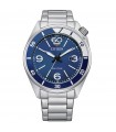 Orologio Citizen Uomo - Seaplane Eco-Drive Tempo e Data 44mm Blu