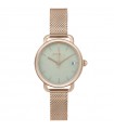 Breil Woman's Watch - Eliza Time and Date 32mm Rose Gold Green - 0