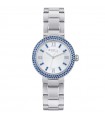 Breil Woman's Watch - Dance Floor 32mm Only Time Silver with Blue Crystals - 0