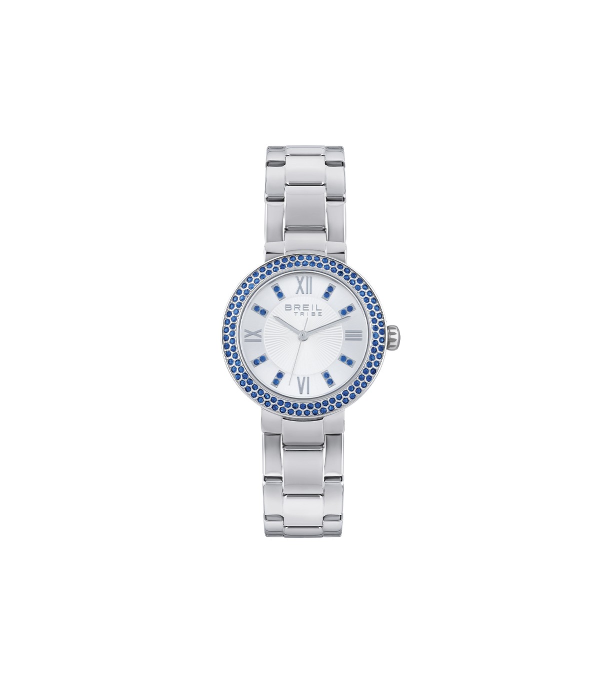 Breil Woman s Watch Dance Floor 32mm Only Time Silver with Blue