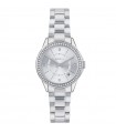 Orologio Breil Donna - Shimmery 32mm Tempo e Data Argento con Cristalli Bianchi