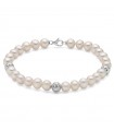 Miluna Woman's Bracelet - with Pearls and Diamond Faceted Boules - 0