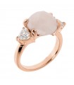 Anello Bronzallure Donna - Felicia con Quarzo Rosa e Zirconi