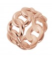 Bronzallure Woman's Ring - Groumette Rosè Purezza - 14 - 0